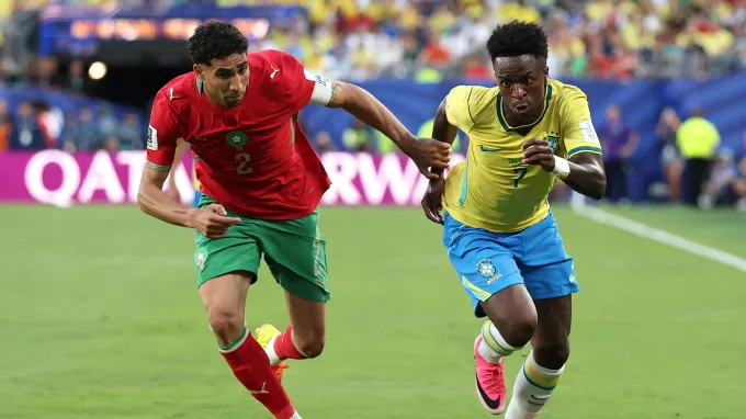 فينيسيوس جونيور يتعرض لموقف محرج بعد لقاء المغرب